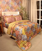 Shivan & Narresh for myTrident King Bedsheet with 4 pillow covers, 400TC, MORNING CALM Trident