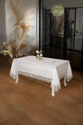 Finezza Table Cover 6-8 seater 160x230 cm Rectangular White Finezza