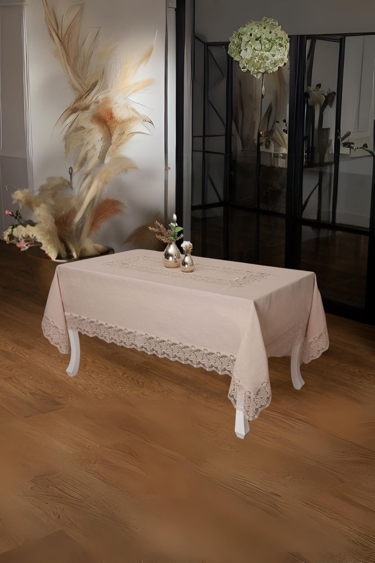 Finezza Table Cover 6-8 seater 160x230 cm Rectangular Brown
