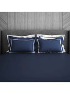 Spaces Hygro Cotton King Size Bedsheet Blue with 4PCs Pillow Cover - grahsajja