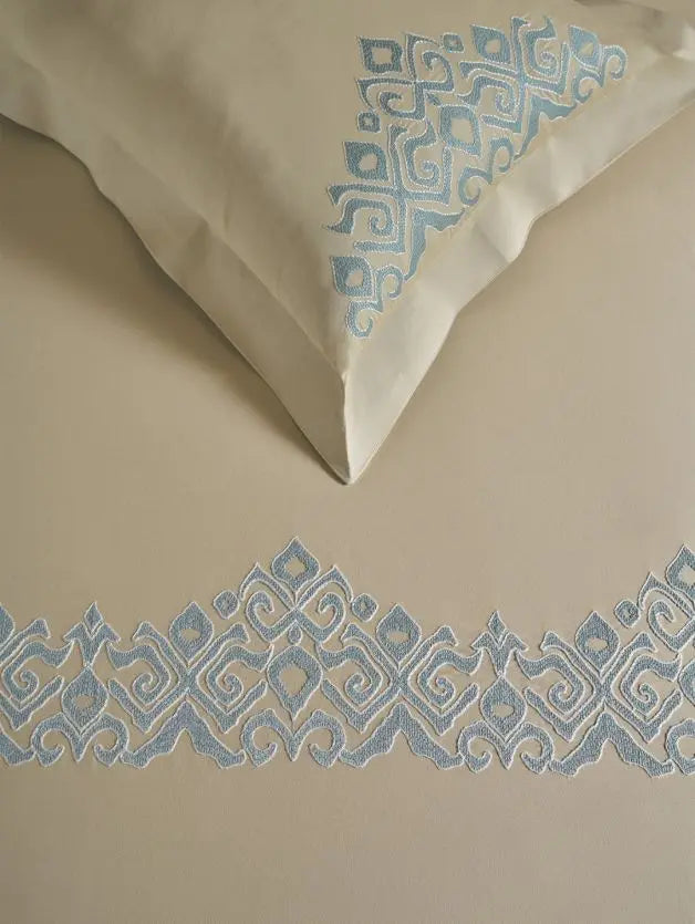 D'decor Bedsheet Super King Size EB244 | EMBROIDED BEDSHEET - grahsajja