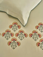 D'decor Bedsheet Super King Size ER65 | EMBROIDED BEDSHEET - grahsajja