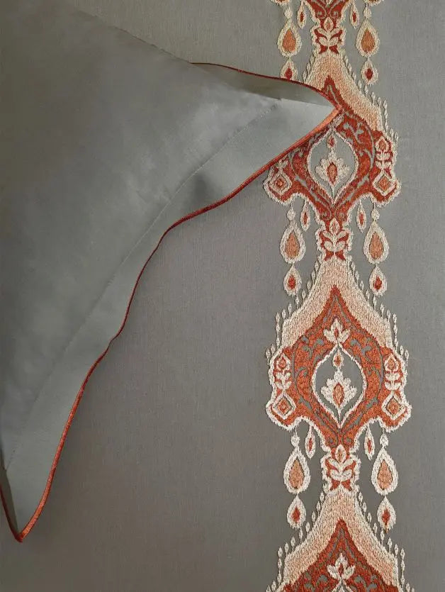 D'decor Bedsheet Super King Size ER68 | EMBROIDED BEDSHEET - grahsajja