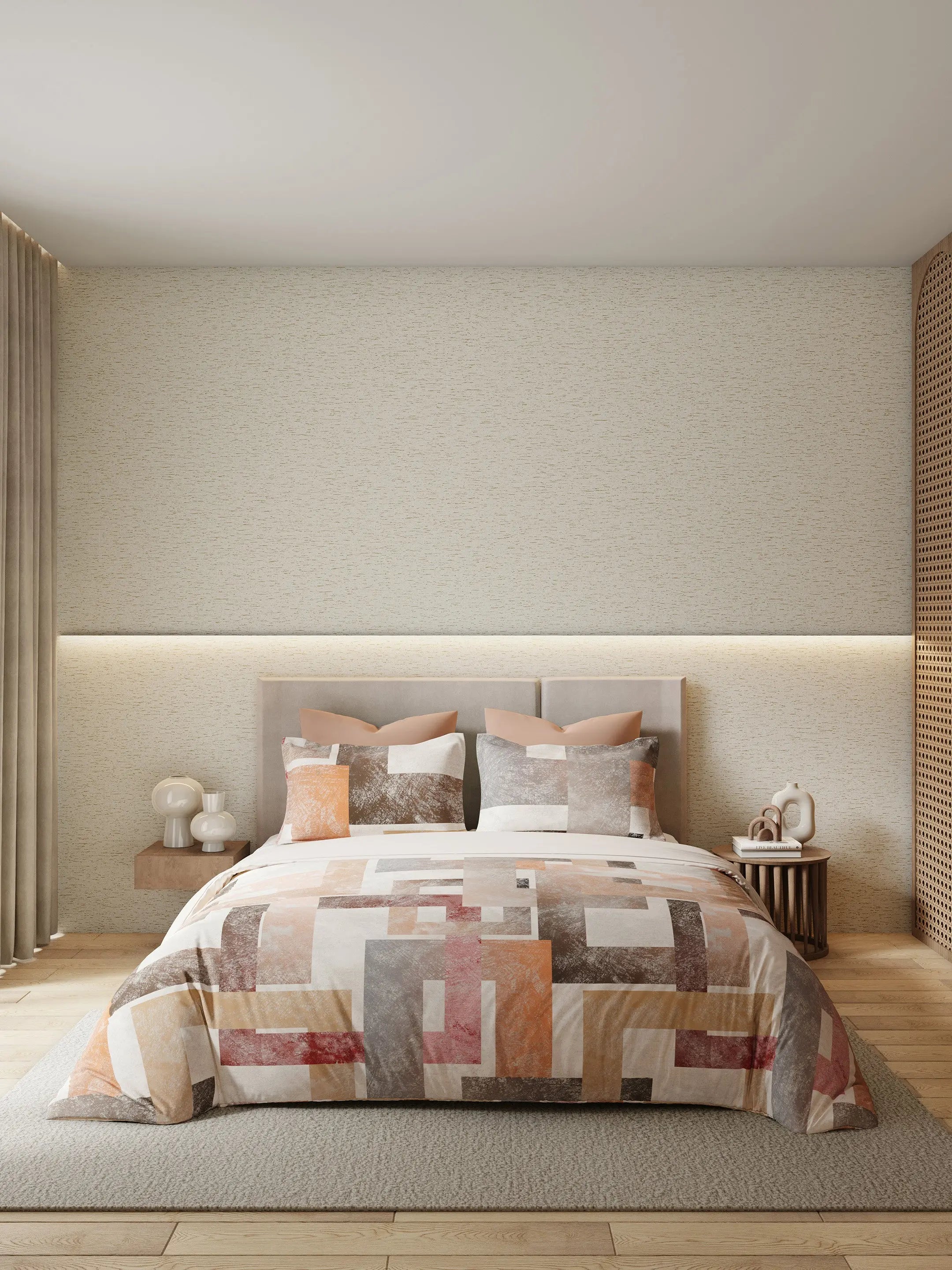 Ddecor Beautiful Living 180TC Maxima Bedsheet with 2 Pillow Cover Debonair - grahsajja
