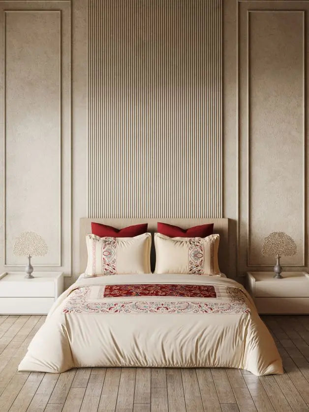 D'decor Bedsheet Super King Size Enchanteur SUPER KING SIZE BEDSHEET - grahsajja