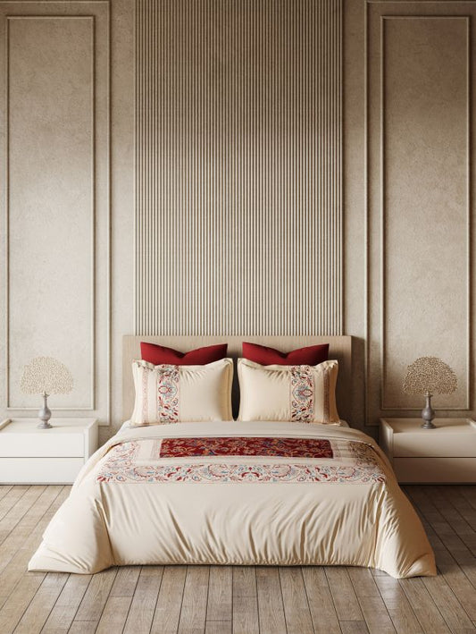 D'decor Bedsheet Super King Size Enchanteur SUPER KING SIZE BEDSHEET - grahsajja