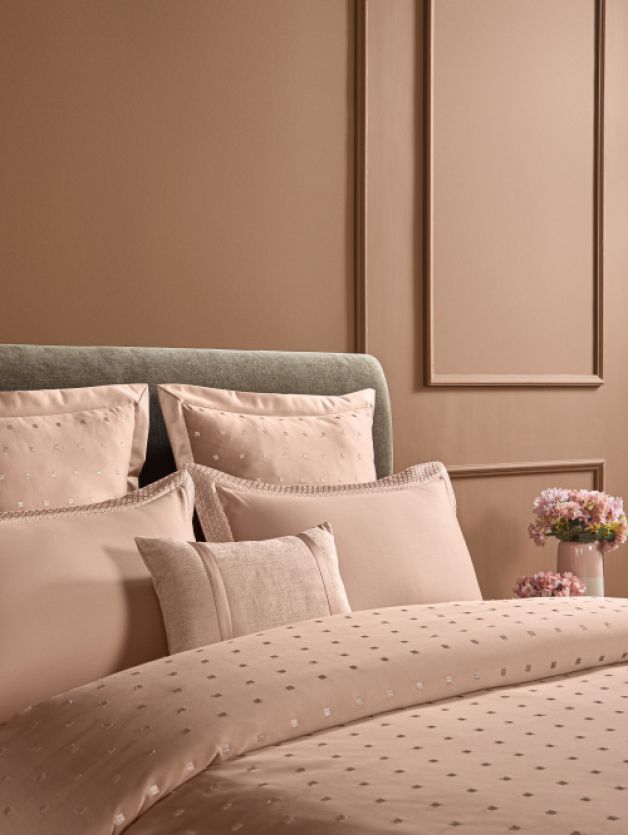 Ddecor Live Beautiful Luxor Collection Bedding Gift 7pcsSet Sanders Latte