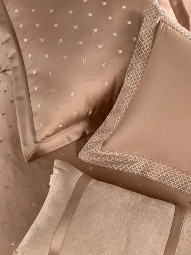 Ddecor Live Beautiful Luxor Collection Bedding Gift 7pcsSet Sanders Latte D'Decor