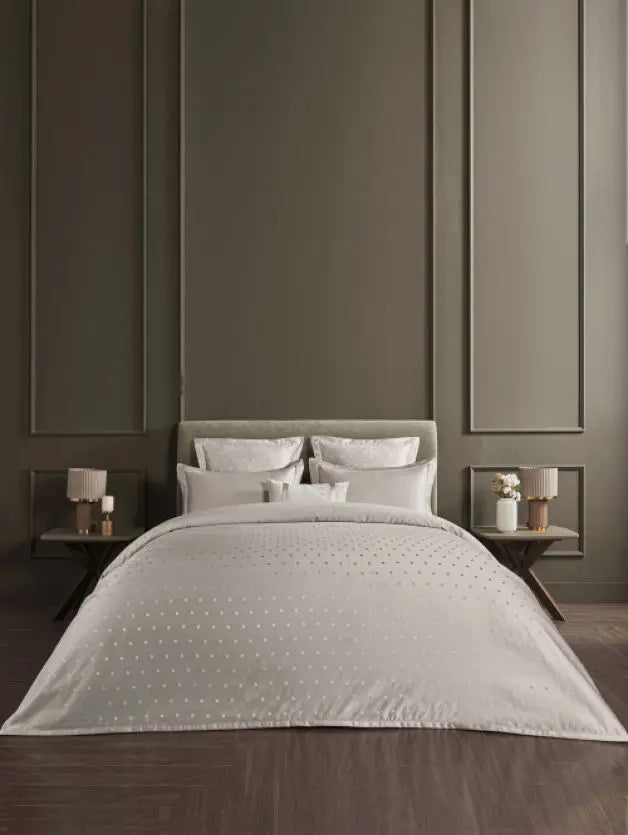 Ddecor Live Beautiful Luxor Collection Bedding Gift 7pcsSet Sanders Grey D'Decor