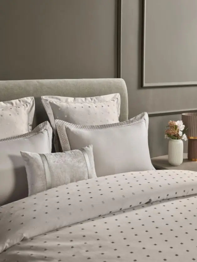 Ddecor Live Beautiful Luxor Collection Bedding Gift 7pcsSet Sanders Grey D'Decor