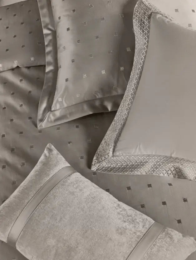 Ddecor Live Beautiful Luxor Collection Bedding Gift 7pcsSet Sanders Grey D'Decor