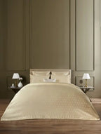 Ddecor Live Beautiful Luxor Collection Bedding Gift 7pcsSet Sanders Butter Cream D'Decor