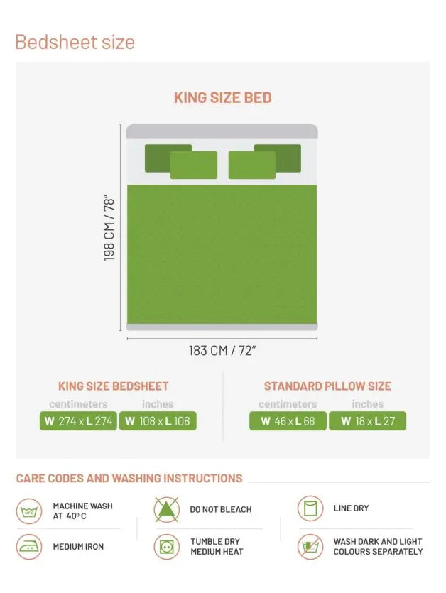 Ddecor Live Beautiful King Size Bedsheet with 4Pc Pillow Covers ROYALE | BLUE MIRAGE - grahsajja