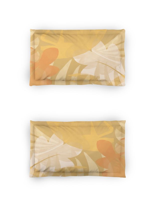 Ddecor Beautiful Living 180TC Maxima Bedsheet 2 Pillow Cover Paradise Leaves - grahsajja