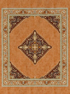 D'decor Live Beautiful Ornate Glory Bed In a Bag Serai Collection Russet - grahsajja