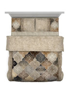 D'decor Live Beautiful Opulence Bed In a Bag Serai Collection TANNIN - grahsajja