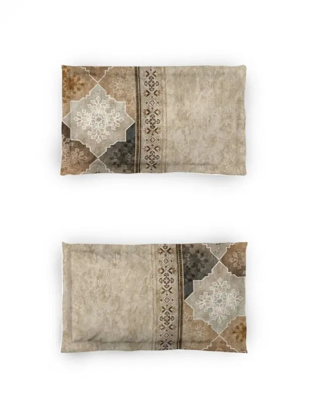 D'decor Live Beautiful Opulence Bed In a Bag Serai Collection TANNIN - grahsajja