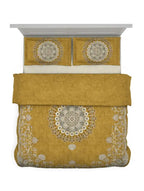D'decor Live Beautiful Marvella Bed In a Bag Serai Collection GOLDEN SPICE - grahsajja