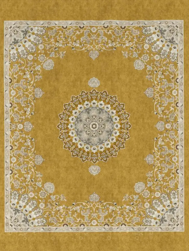 D'decor Live Beautiful Marvella Bed In a Bag Serai Collection GOLDEN SPICE - grahsajja