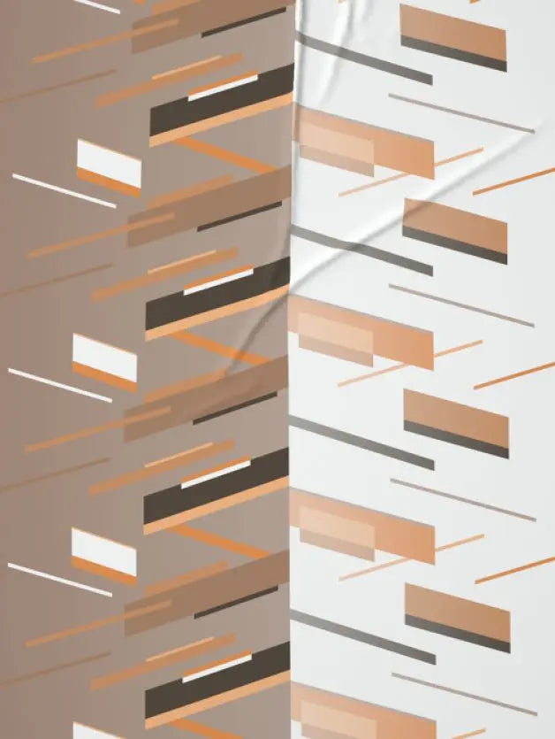 Ddecor Live Beautiful Vega Collection Bedsheet with 2 Pc pillow Covers| Prism Copper Tan D'Decor