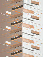 Ddecor Live Beautiful Vega Collection Bedsheet with 2 Pc pillow Covers| Prism Copper Tan D'Decor