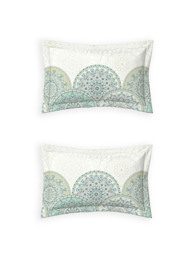 Ddecor Live Beautiful Vega Collection Bedsheet with 2 Pc pillow Covers| Auralia Green