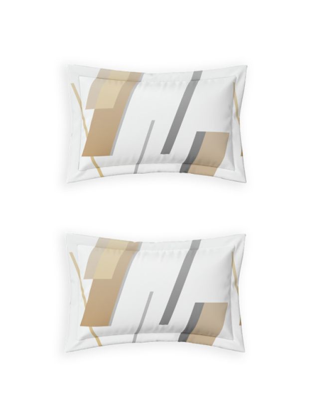 Ddecor Live Beautiful Vega Collection Bedsheet with 2 Pc pillow Covers| Prism Shadow Grey