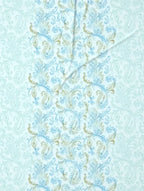 Ddecor Live Beautiful Vega Collection Bedsheet with 2 Pc pillow Covers| Paisley Park Blue Glass D'Decor