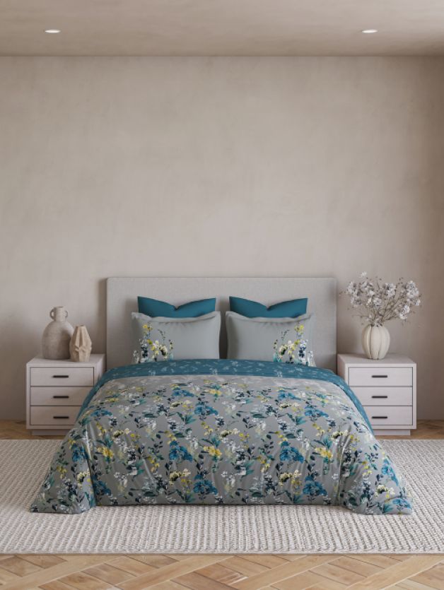 Heaven Blooms Cloud Blue | D'Decor Maxima Collection