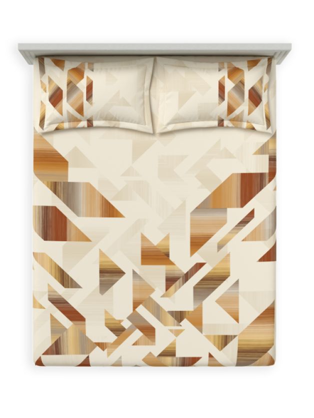 Geo Vibe Almond | D'Decor Maxima Collection