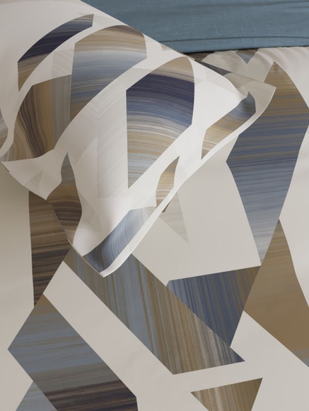 Geo Vibe AshleyBlue | D'Decor Maxima Collection