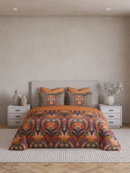 Ethnic Grace Sun Orange | D'Decor Maxima Collection