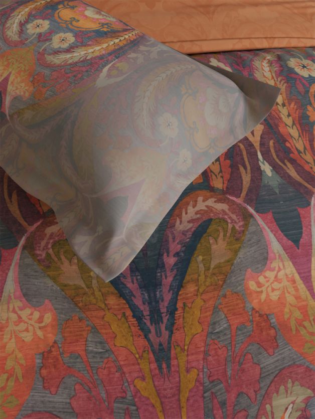 Ethnic Grace Sun Orange | D'Decor Maxima Collection