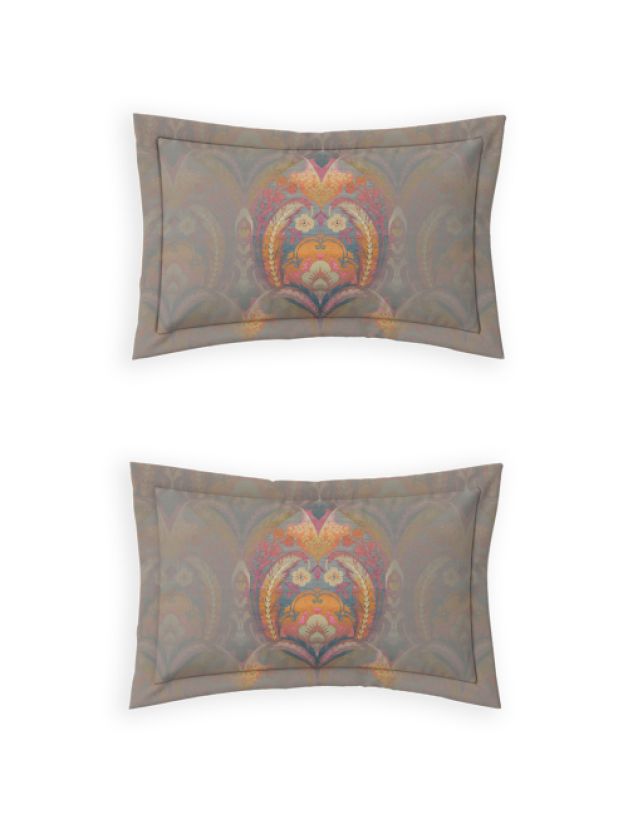 Ethnic Grace Sun Orange | D'Decor Maxima Collection