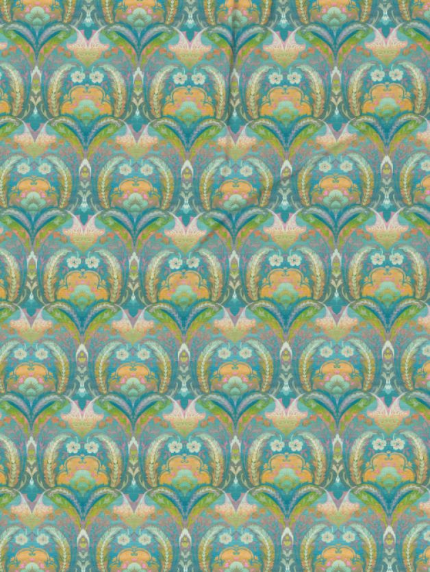 Ethnic Grace Teal | D'Decor Maxima Collection