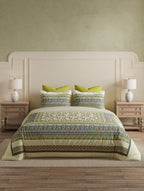 Mridu Jaal Lentil-Sprout | Ddecor Jamdani Collection