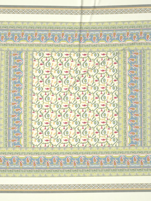 Mridu Jaal Lentil-Sprout | Ddecor Jamdani Collection