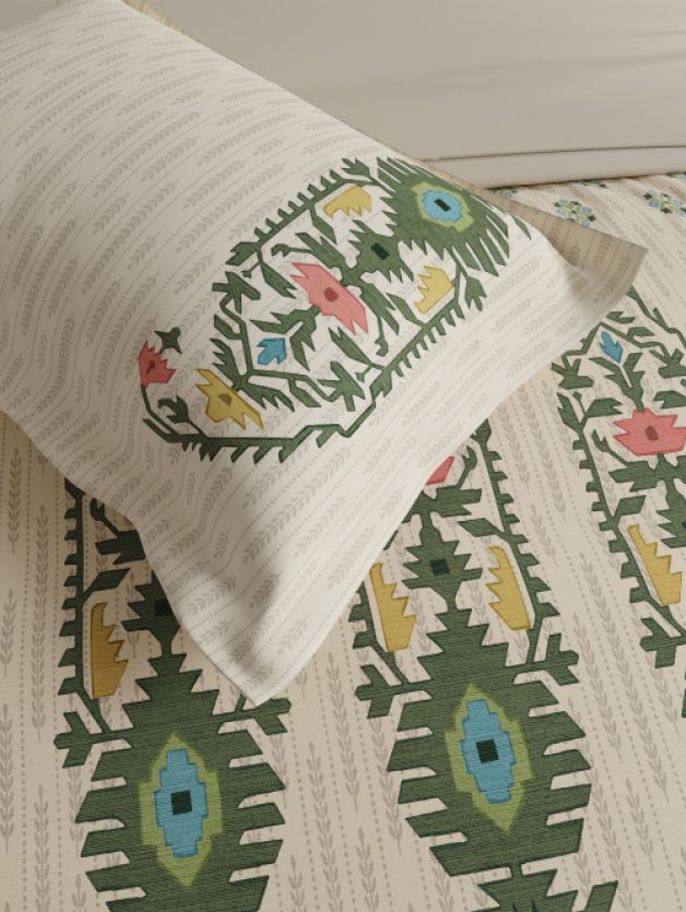 Kusumit Olive Branch | Ddecor Jamdani Collection