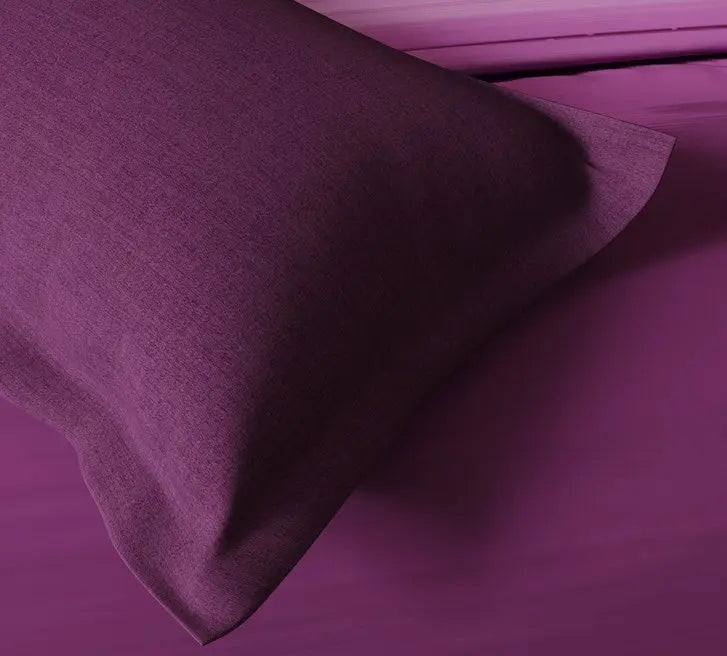 D'decor Bedsheet Super King Size BALAYAGE DEEP ORCHID Esteem Collection - grahsajja