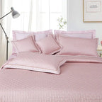 Regal Collection Premium Quilted Bedcover King Size Pink - grahsajja
