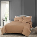 Regal Collection Premium Quilted Bedcover King Size Choco - grahsajja