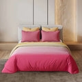 D'decor Bedsheet Super King Size BALAYAGE ROSE RED Esteem Collection - grahsajja