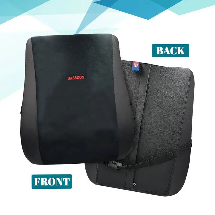 Orthopedic Back Support Cushion Black Sassoon