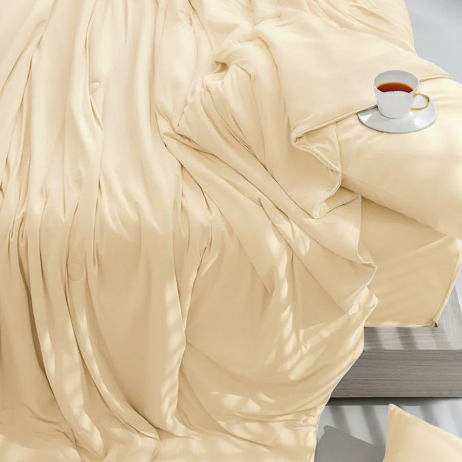 Sleepology Temprature control Quilt | Ivory