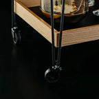 Classic Oakwood Serving Cart - grahsajja