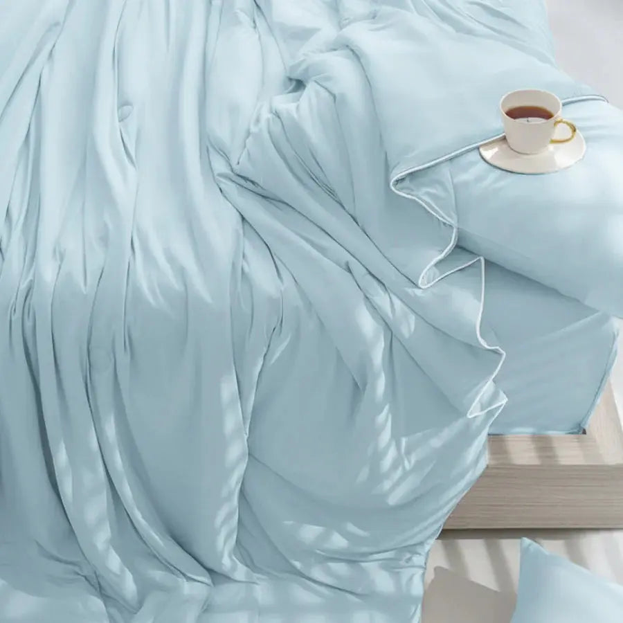 Sleepology Temprature control Quilt | Sky Blue SPREAD HOME PROD PVT LTD.