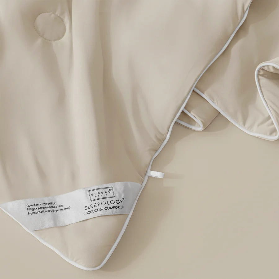 Sleepology Temprature control Quilt | Smoke