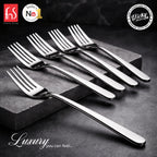 Chef Vicky Ratnani's Signature Collection By FnS Thames Stainless Steel Dessert Fork 6 Pcs Set