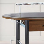 Wooden Trolley With Metal Frame - grahsajja