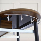 Wooden Trolley With Metal Frame - grahsajja